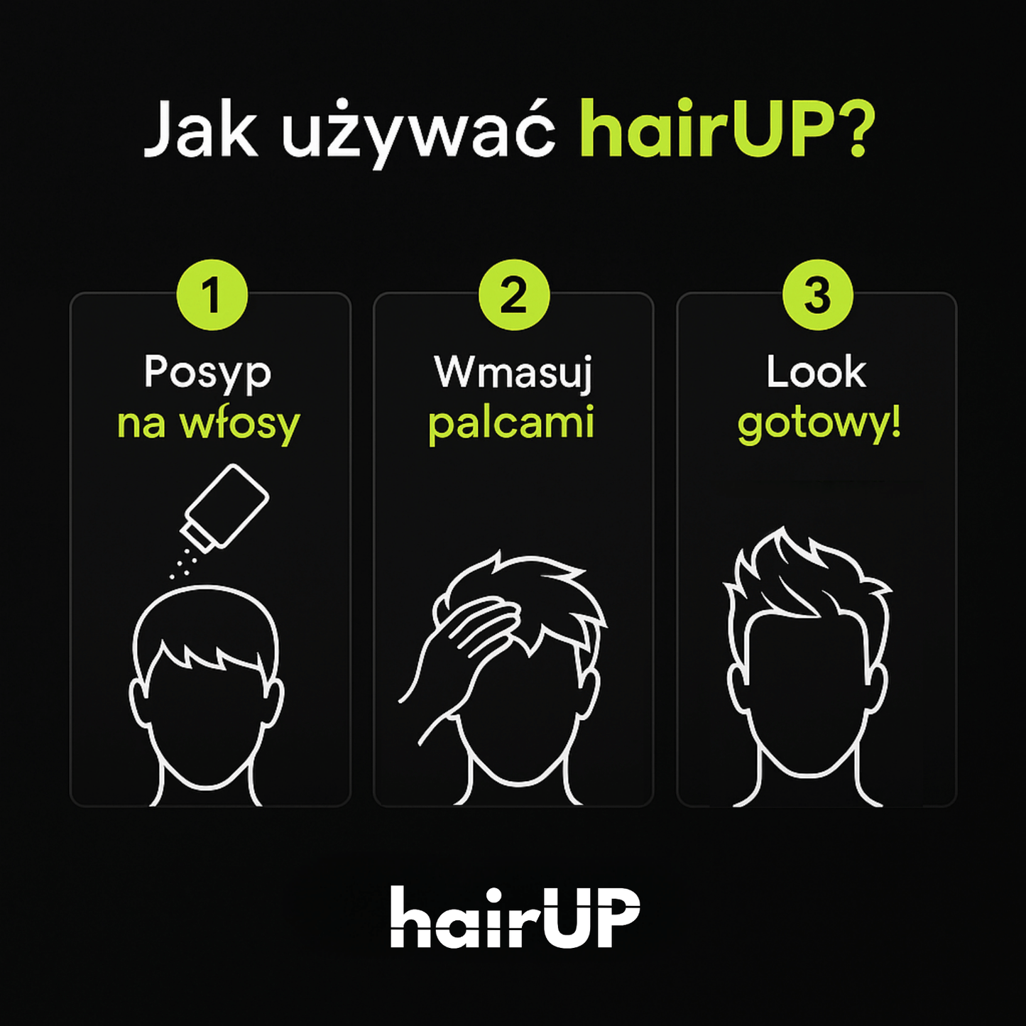 hairUP Puder do włosów